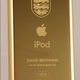 Illustration for article titled David Beckham Gets a Gold iPod Touch